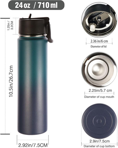 Volhoply 24oz Insulated Water Bottle - Image 2