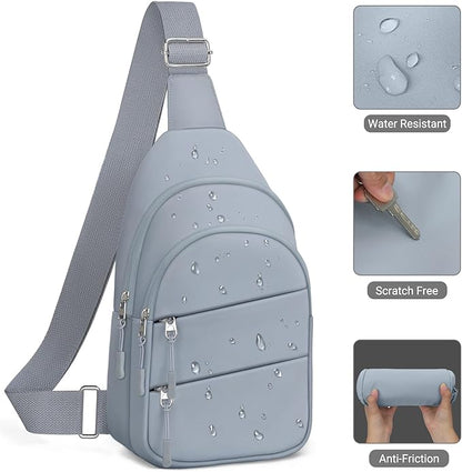 Tuwubi Crossbody Bags for Women, Sling Bag for Men, Small Hiking Backpack Anti - Image 5