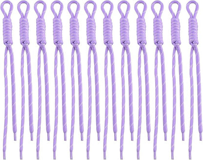 Paracord Keychain Paracord Bag Charm 12pcs Braided Nylon Rope Keychain Cord by Cmidy