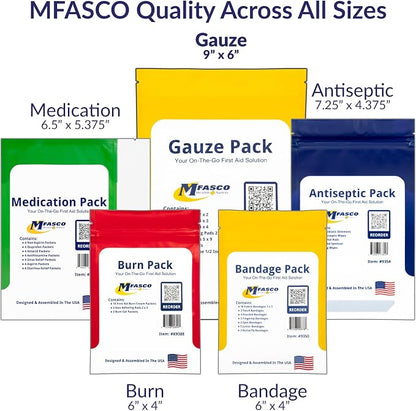 MFASCO First Aid Kit Refill Supplies Gauze Pack Refill - Image 8