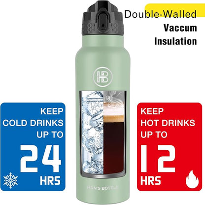Han's Bottle Sports Water Bottle - 24 Oz - Image 6