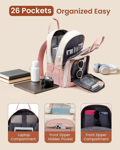 LOVEVOOK Backpack for Women, Laptop Backpack Women, Fits 15.6 Inch Laptop Bag - Image 4