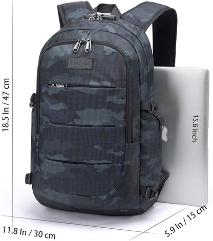 Tzowla Travel Laptop Backpack Water Resistant Anti-Theft Bag - Image 5