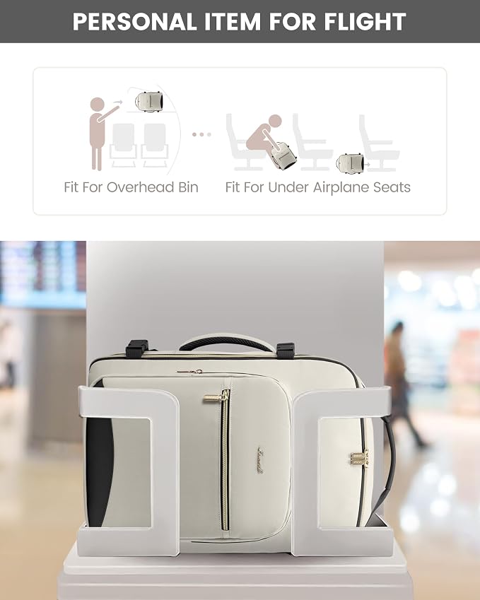 LOVEVOOK Travel Backpack for Women & Men 40L, Airline Approved Carry On - Image 4