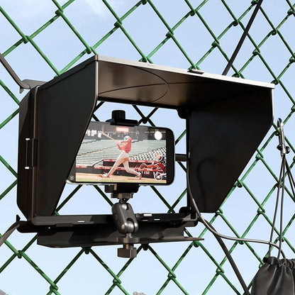Cell Phone Fence Mount with Shade Game Recording Mounting Kit Compatible with by Unknown