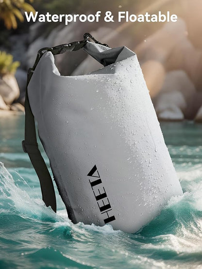 HEETA Waterproof Dry Bag for Women Men, 5L/10L/20L/30L/40L Roll Top Lightweight - Image 3
