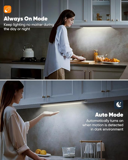 5 Pack Under Cabinet Lights, Upgraded 2500mAh Under Cabinet Lighting Wireless - Image 6