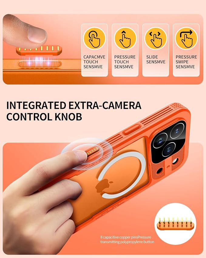 Lanhiem Magnetic for iPhone 17 Pro Case, IP68 Waterproof, Compatible - Image 3