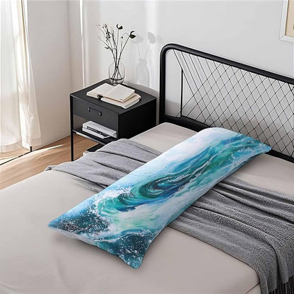 Couch Body Pillow Cover Ocean Wave Bedding Body Pillow Case - Image 7