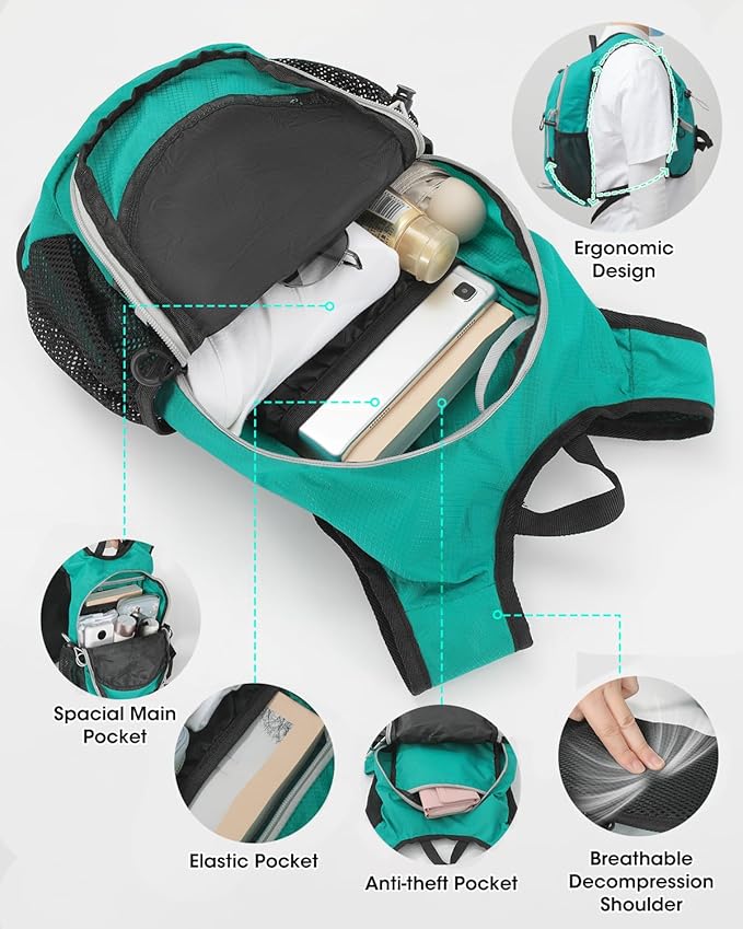 Foldable Small Hiking Backpack - Image 3