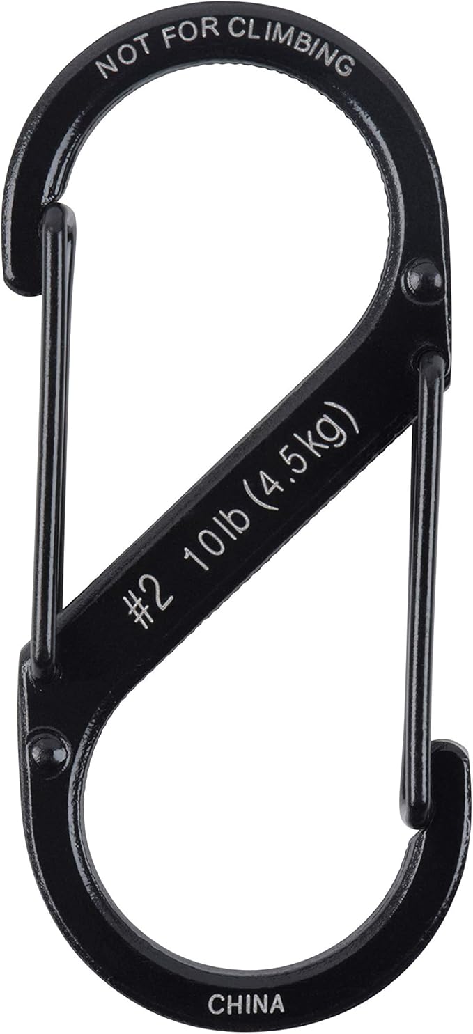 Nite IZE S-Biner Stainless Steel Dual Carabiner #2, Dual Gated Carabiner - Image 3