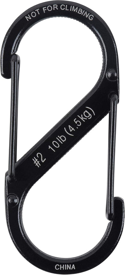 Nite IZE S-Biner Stainless Steel Dual Carabiner #2, Dual Gated Carabiner - Image 3
