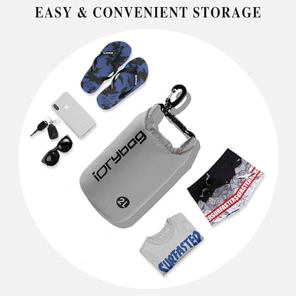 IDRYBAG Dry Bag for Kayaking Waterproof 2L/5L/10L/15L/20L, Small Dry Sack - Image 4