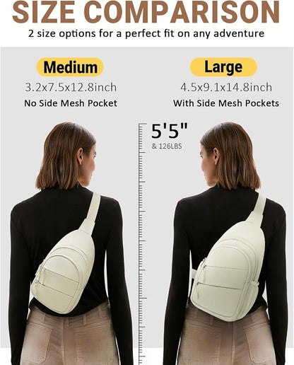 Tuwubi Crossbody Bags for Women, Sling Bag for Men, Small Hiking Backpack Anti - Image 6