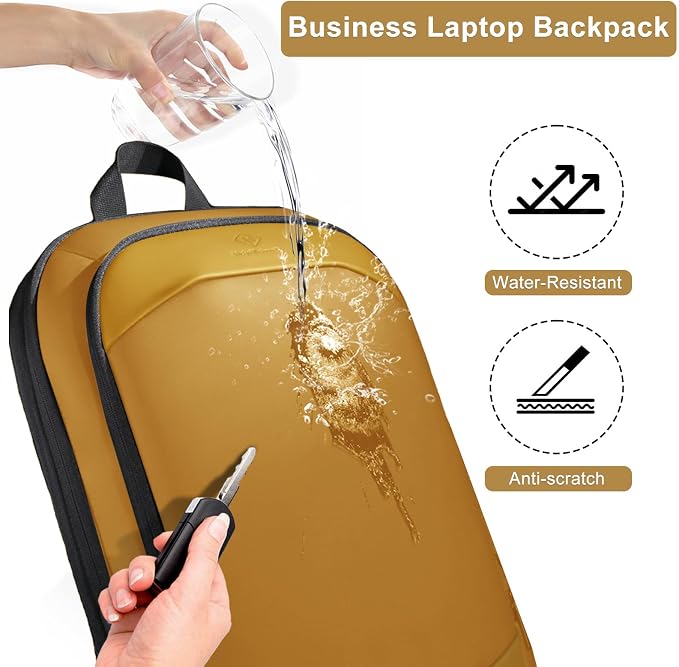 hk Business Backpack for Men 17 Inch, Slim & Expandable Waterproof Travel - Image 5