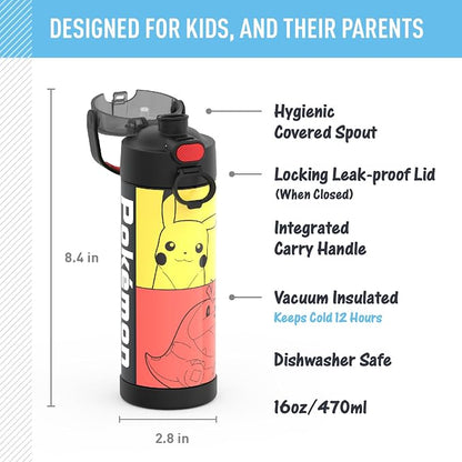 THERMOS FUNTAINER 16 Ounce Stainless Steel Vacuum Insulated Bottle - Image 2