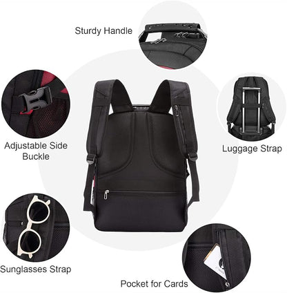 LOVEVOOK Large Backpack for Men 18.4 inch Heavy Duty Travel Laptop Backpack - Image 5