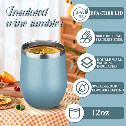 12oz Stemless Wine Tumbler - Image 5