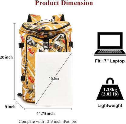 Gym Duffle Bag Waterproof black Laptop Backpack Suitable - Image 6