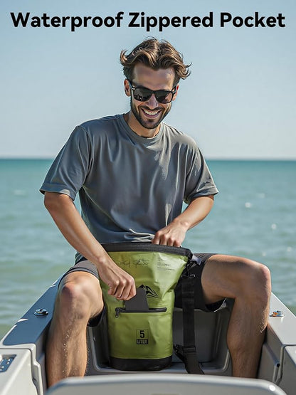 HEETA Waterproof Dry Bag with Front Zippered Pocket - Image 7