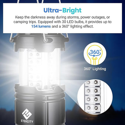 Etekcity Lantern Camping Essentials Lights, Led Flashlight - Image 2