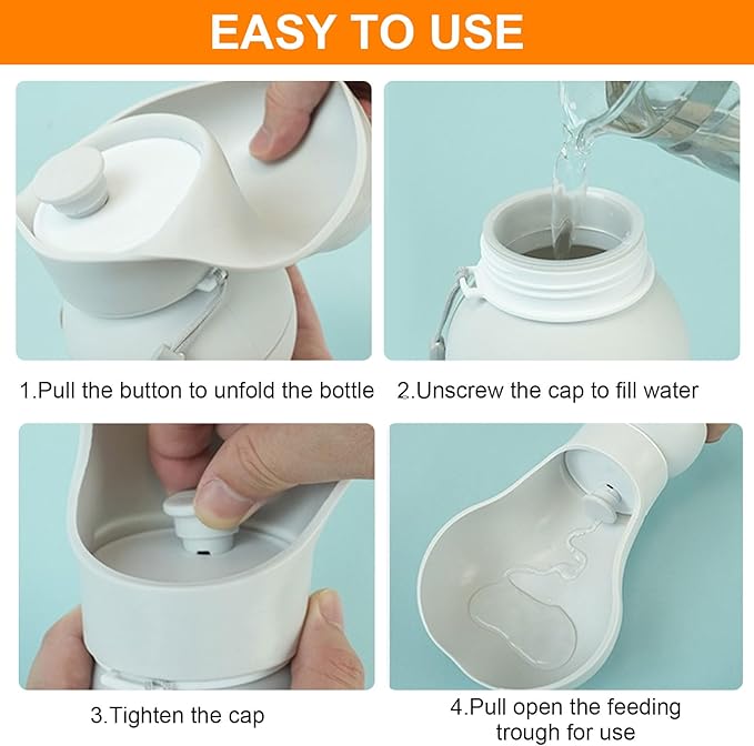 Dog Water Bottle, Portable Water Bowl - Image 6