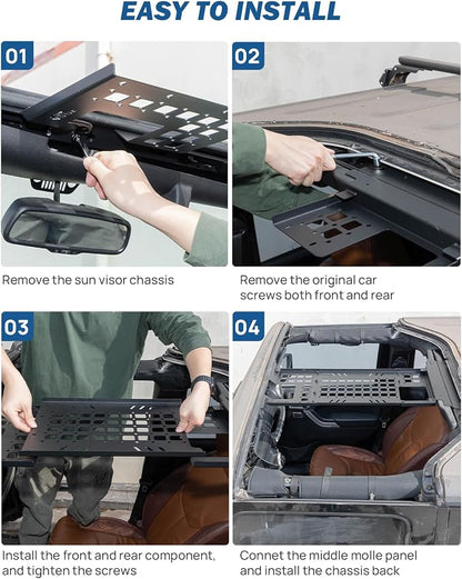 JOYTUTUS Overhead Molle Panel Compatible - Image 7