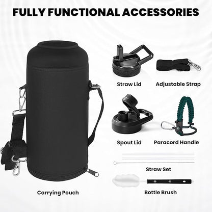 RAYMYLO Insulated Water Bottle 87 oz, Triple Wall Vacuum Stainless Steel - Image 6