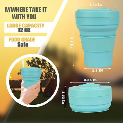 12 oz Collapsible Travel Cup - Image 3