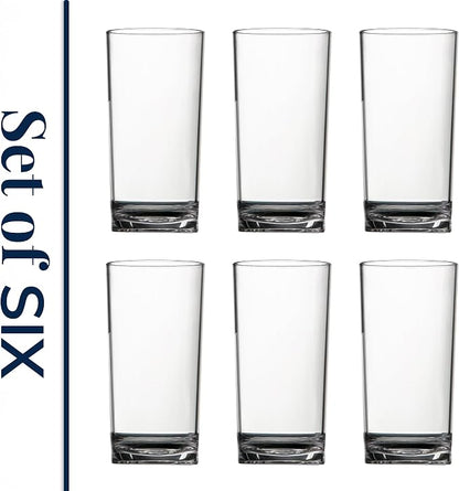 US Acrylic Classic Clear Plastic Reusable Drinking Glasses 16oz Water Cups | - Image 8