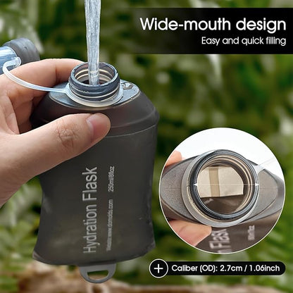 GYGYL Soft Flask, TPU Collapsible Soft Water Bottle - Image 5