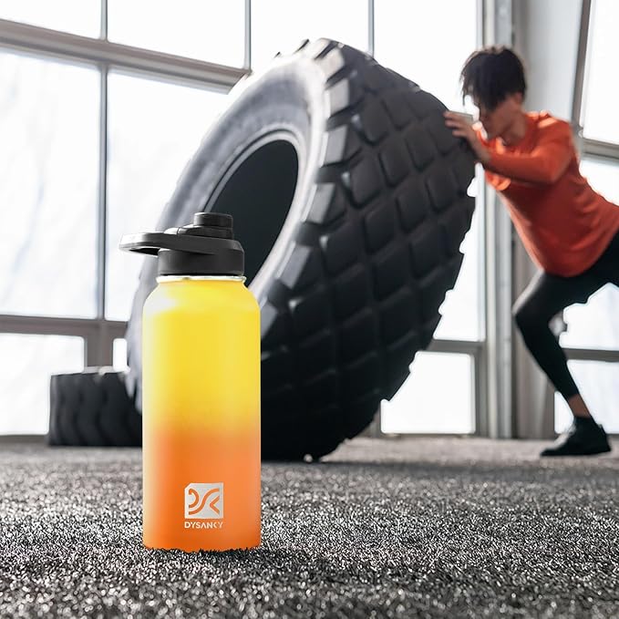 DYSANKY 32 oz Insulated Water Bottle | Upgraded Thickened Stainless Steel Water - Image 5