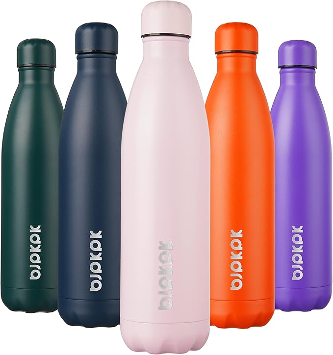 BJPKPK Stainless Steel Insulated Water Bottle 25oz Metal Water Bottles by BJPKPK