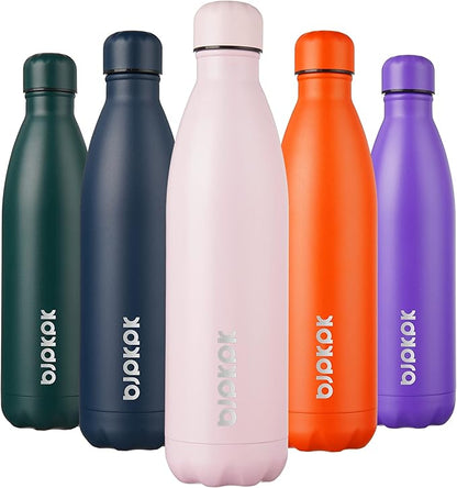 BJPKPK Stainless Steel Insulated Water Bottle 25oz Metal Water Bottles by BJPKPK