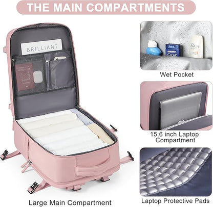 Large Travel Backpack for Women Airline Approved Carry on Backpack for - Image 5