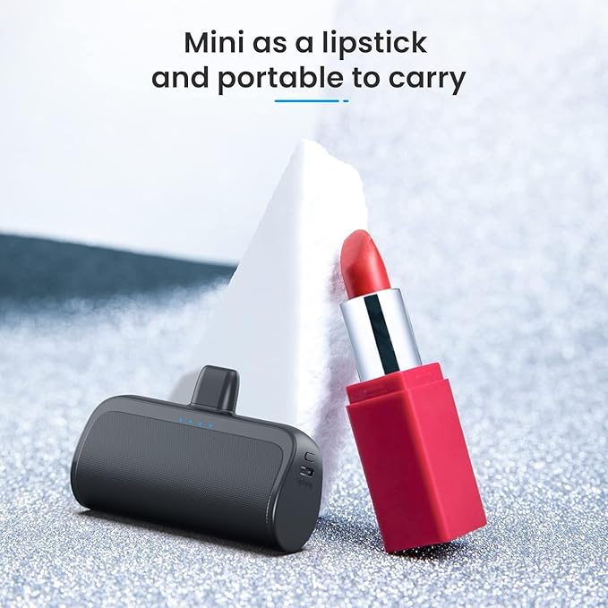 Mini Portable Charger for iPhone 5200mAh, 20W PD Fast Charging Power Bank for - Image 3