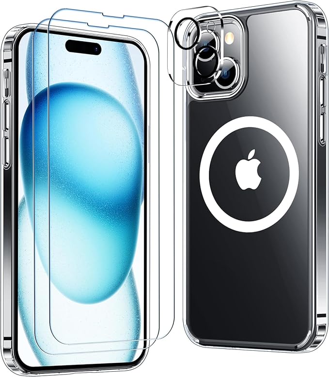 Red2Fire Magnetic for iPhone 15 Plus Case for iPhone 14 Plus Case Clear by Red2Fire