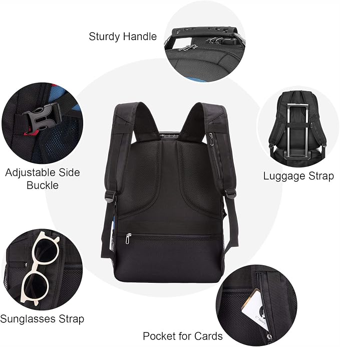 LOVEVOOK Travel Laptop Backpack Waterproof Anti Theft - Image 4