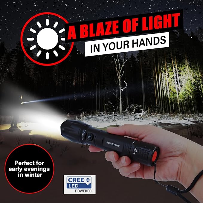 GearLight S1000 LED Tactical Flashlight - Image 2