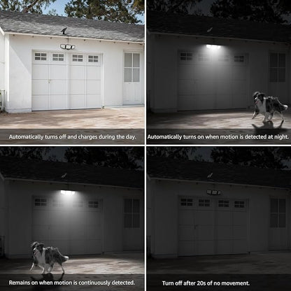 Solar Lights for Outside, WL5000 Motion Activated Security Lights, Separate - Image 7