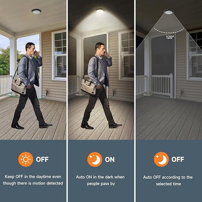 ECOELER Motion Sensor Ceiling Light, 3CCT Selectable Motion Detector Disk Lights - Image 5