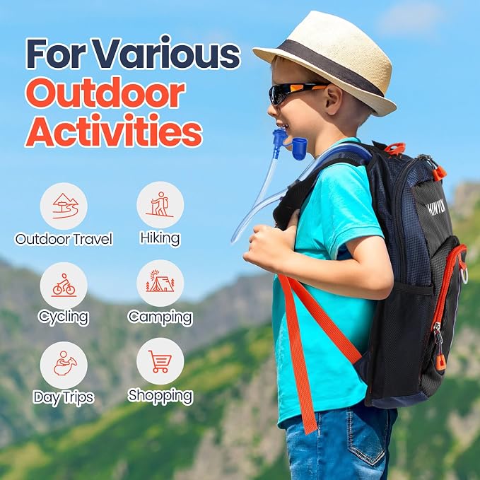 Shinylin 2 Pcs Kids Hydration Backpack - Image 6