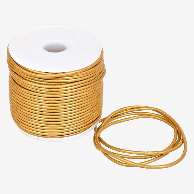 GENIQUE Real/Genuine Round Leather String Cord - Image 3