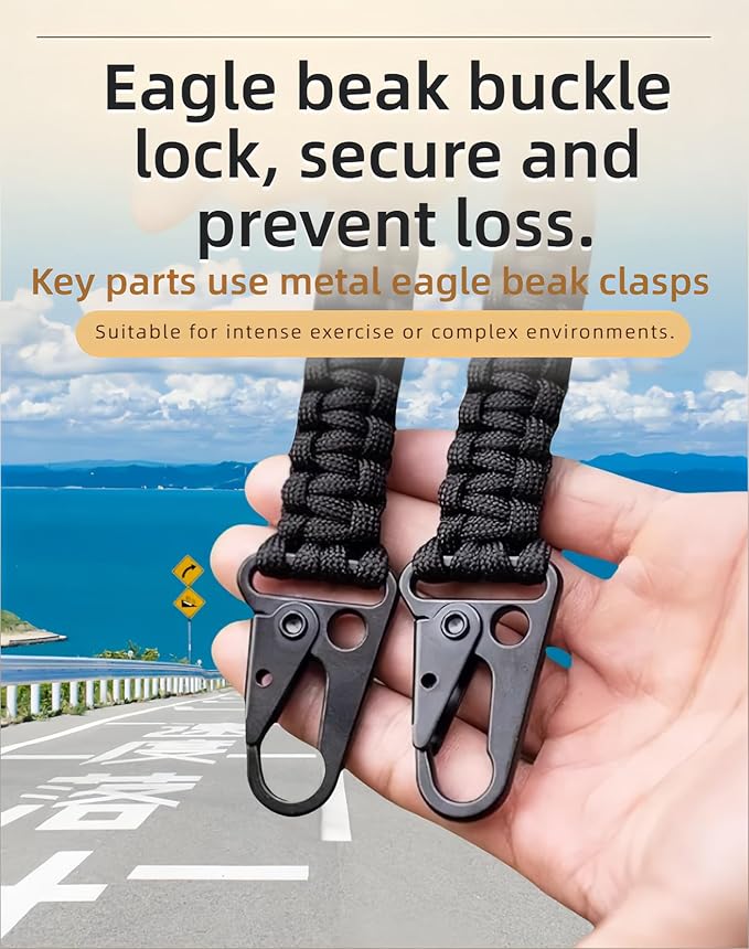 Tactical Paracord Keychain - Image 4