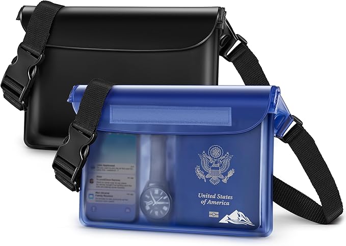 HEETA Waterproof Fanny Pack, Waterproof Pouch Dry Bag 2/3/4 Pack by HEETA