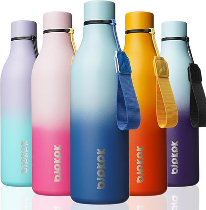 BJPKPK Insulated Water Bottles, 25 oz Stainless Steel Metal Water Bottle by BJPKPK