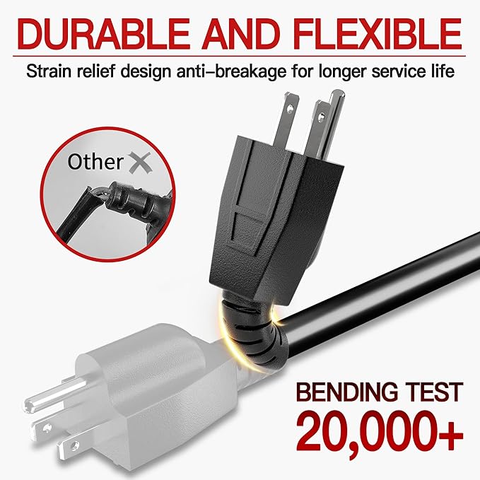 Skrizcable 16/3 50 FT Outdoor Extension Cord Waterproof, Weatherproof & Flame - Image 4