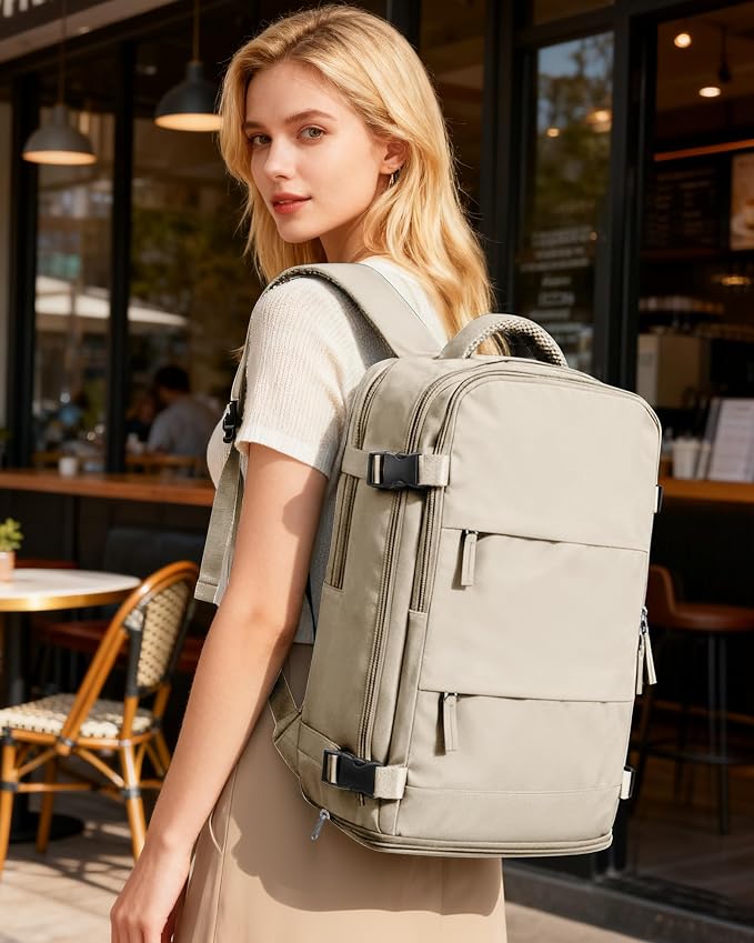 coofay Travel Backpack For Women Men Airline Approved Carry On Backpack Flight - Image 2