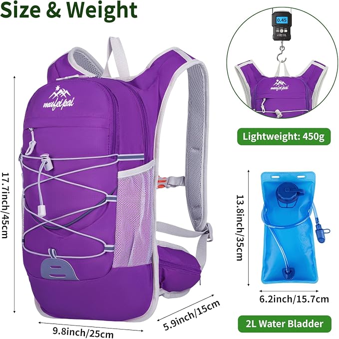 Hiking Backpack for Women & Men, Hydration Backpack - Image 2