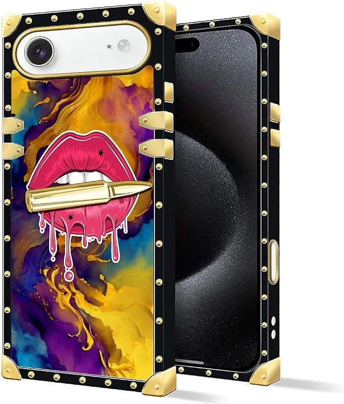 for iPhone 17 Air Case Luxury Golden Decoration - Image 2